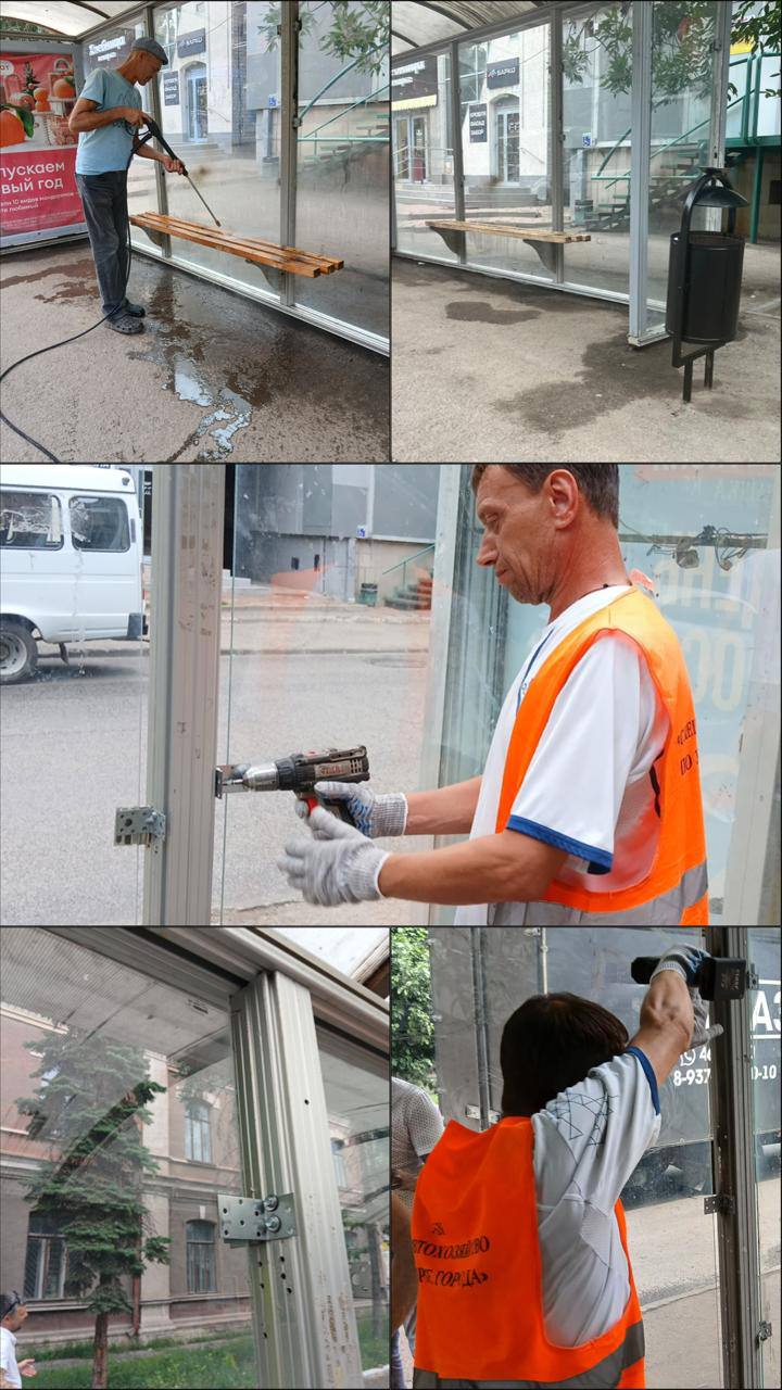 Районное МБУ «Спецавтохозяйство по уборке города» продолжает работы по благоустройству территории нашего района..